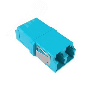 Адаптер LC/UPC-Duplex TOP Senior/Senior SC-footprint ОМ3 бирюзовый - DKC IT