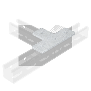 Пластина соединительная Т-обр., INOX 304 (IBMD1031C) - DKC (ДКС)