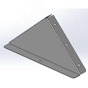 Заглушка к двускатной крышки 700 цинк ламель (аналог горячий цинк)
