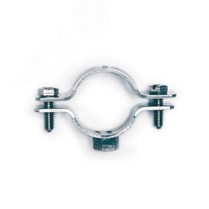 Хомут трубный  (30-36 мм) М8 оцинкованная сталь