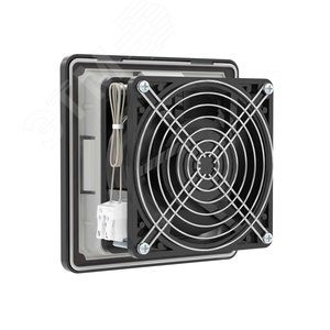 Вентилятор с фильтром RV 44/46 м3/ч, 115 В, 150x150 мм, IP54, RAL9005 - фото 2