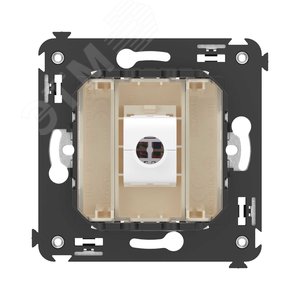 Avanti Компьютерная розетка RJ-45 без шторки в    стену кат.5е одинарная Ванильная дымка - фото 4
