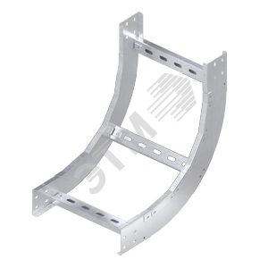 Угол вертикальный внешний 90 градусов 150х500, R300, 1,5 мм, нержавеющая сталь AISI 304 (ILOM31550C)