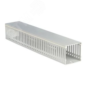 Короб перфорированный, без галогенов, светло-серый RLHF6 100x40 - DKC (ДКС)