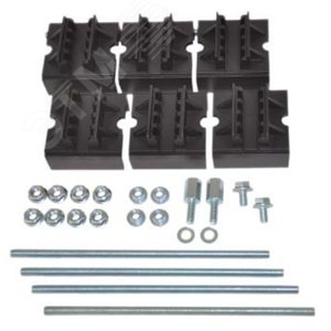 Набор держателей для шин толщиной 10мм 1-2 шины на полюс (3 полюса) (R5BSEV2/10T)