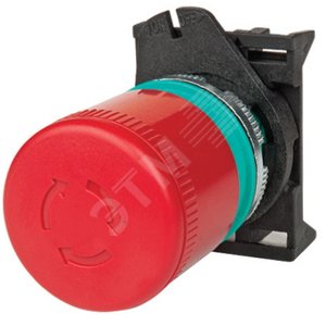 Кнопка аварийная Гриб поворотная 40мм (ABHT1C4N)