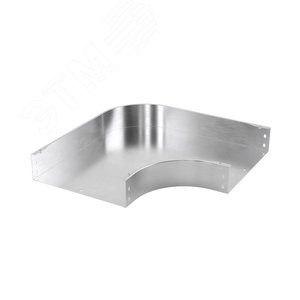 Угол горизонтальный 90 градусов 100х500, 0,8 мм, INOX304 в комплекте с крепежными элементами и соединительными пластинами,необходимыми для монтажа (ISDL1050KC)