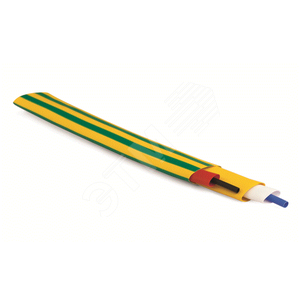 Трубка термоусаживаемая огнестойкая в рулоне 9.5/4.7мм желтый