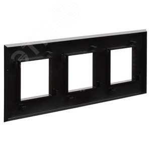 Avanti Рамка ARTLEBEDEV Черный квадрат 6 модульная 4