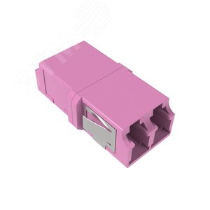 Адаптер LC/UPC-Duplex TOP Senior/Senior SC-footprint OM4 пурпурный - DKC IT