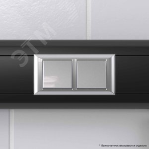 Avanti Рамка-суппорт для In-liner Front серебрист ый металлик 4модуля 6