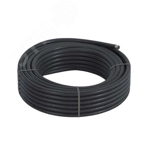 Металлорукав DN 50мм в гладкой PU оболочке, Dвн 50,5 мм, Dнар 57,0мм, 25м, цвет черный 3