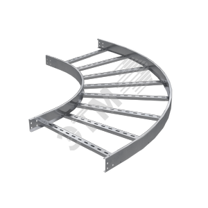 Угол горизонтальный 90 градусов 100х400, R600, 1,5 мм, AISI 304 (ILDM61040C)