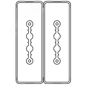 Секция прямая шинопровод 1+1 точек отвода L=1000мм Cu 2P+2P25A (LTC25BSP44AA000) - DKC (ДКС)