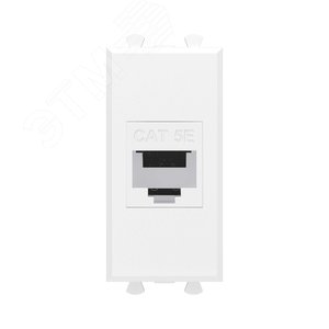Avanti Розетка компьютерная RJ-45 без шторки      модульная, кат.5е, Белое облако, 1 модуль - DKC (ДКС)