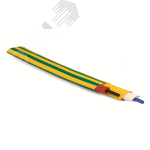 Трубка термоусаживаемая огнестойкая в рулоне 50.8/25.4мм желто-зеленый