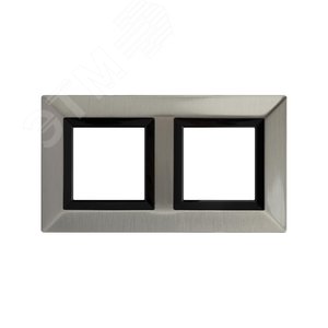 Рамка из металла, ''Avanti'',  никелированная, 4 модуля