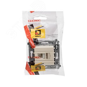 Avanti Компьютерная розетка RJ-45 в стену, кат.6 одинарн ая  Ванильная дымка - фото 5