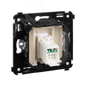 Avanti Компьютерная розетка RJ-45 в стену, кат.6 одинарн ая  Ванильная дымка - фото 4