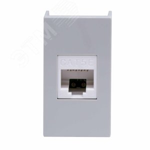 VIVA Розетка компьютерная RJ45 категория 5E       1 модуль серая - DKC (ДКС)