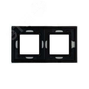 Рамка из натурального стекла, ''Avanti'', светло-серая, 4 модуля 3