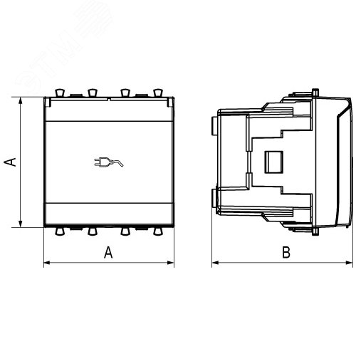 Трансформатор тока CT80 1500A, класс 0.2S, 10ВА - фото 2