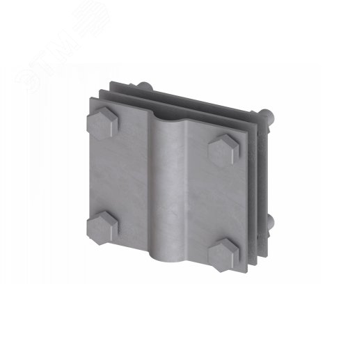 Соединит/стержень-полоса, 80х70мм, INOX