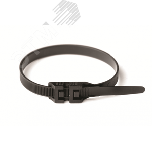 Хомут 300х9мм черный (100шт)