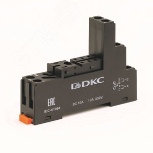 Колодка с винтовыми клеммами для реле на 2 группы IR-24DC/230AC-2CO - DKC (ДКС)