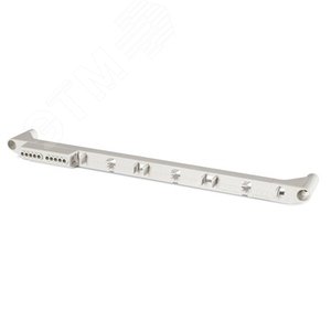 Фиксатор 4 клеммных блока с установленным 1 клеммным блоком