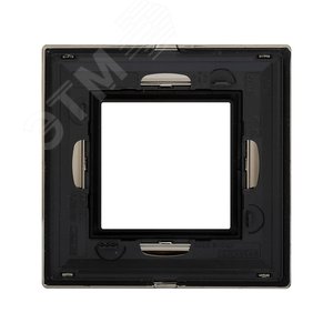 Рамка из металла, ''Avanti'',  никелированная, 2 модуля 3