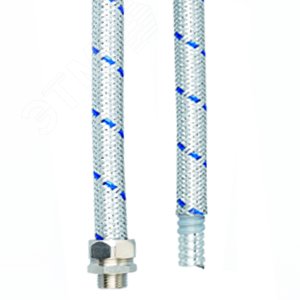 Металлорукав DN 10мм в ПВХ изоляции в оплетке из оцинкованной стали D внутреннний=10.0 мм D наружный= 14.0 (50м) (6071T-010)