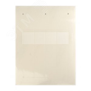 Самоламинирующаяся маркировка для кабелей и труб 12-22мм. Белая (4 шт. на пластине, упак. по 10 листов)