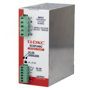 Источник питания OPTIMAL POWER, однофазный, 240Вт,10А, 24В - DKC (ДКС)