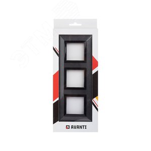 Рамка из металла, ''Avanti'', темно-серый, 6 модулей 5