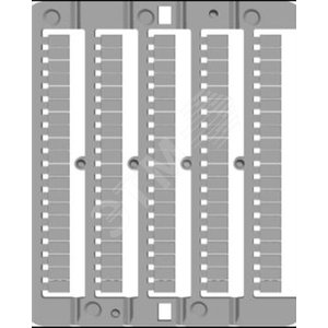 Маркировка для клемм ДКС, жесткая, 5х8мм. Период 5мм. Белая