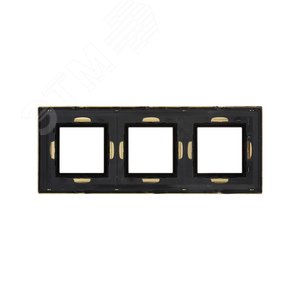 Рамка из металла, ''Avanti'', золотая, 6 модулей 3