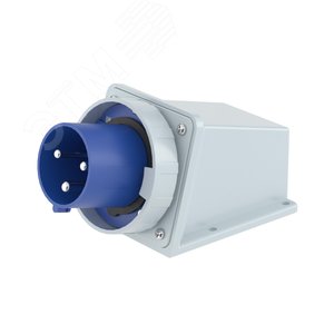 Вилка настенная IP67 125А 2P+E 250В - DKC (ДКС)