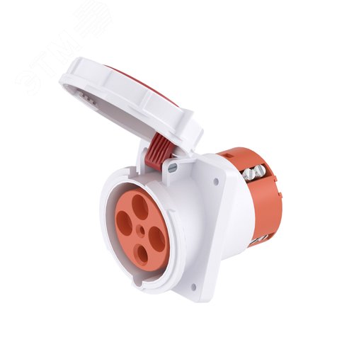 Розетка скрытой установки с наклоном IP67 63A 3P+E 400V - DKC (ДКС)