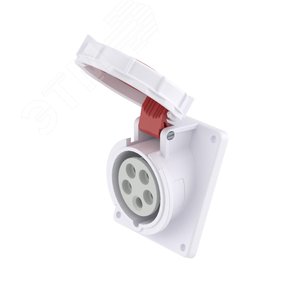 Розетка скрытой установки с наклоном IP67 16A 3P+E+N 400V - DKC (ДКС)