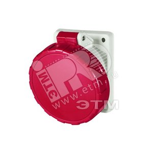Розетка скрытой установки с наклоном IP67 32A 2P+E 230В 9ч - DKC (ДКС)