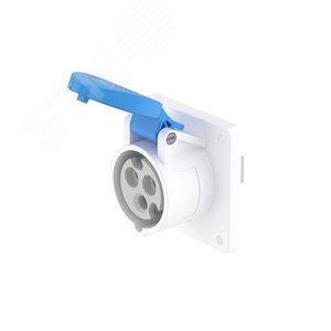 Розетка скрытой установки IP44 16A 2P+E 230V - DKC (ДКС)