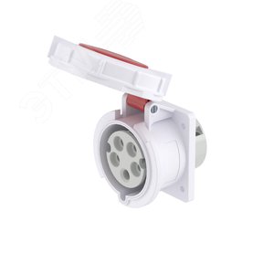 Розетка скрытая IP67 16A 3P+E+N 400V