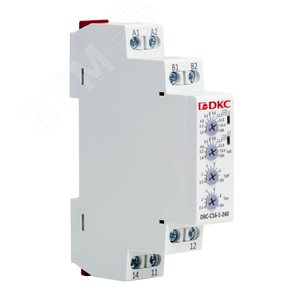 Реле контроля тока, 1.6-16А, конфигурация контакта 1CO, 24-240 AC/DC - DKC (ДКС)