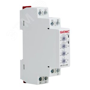 Реле контроля тока, 0.5-5А, конфигурация контакта 1CO, 24-240 AC/DC - DKC (ДКС)