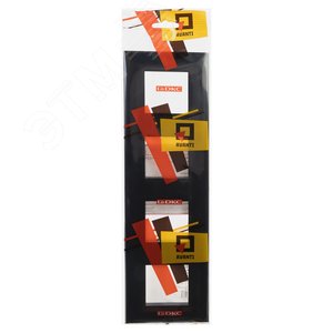 Avanti Рамка ARTLEBEDEV Черный квадрат 8 модульная 5