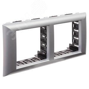 Avanti Рамка-суппорт для In-liner Front серебрист ый металлик 4модуля 2