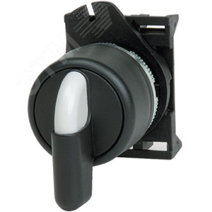 Переключатель на 2 положения с возвратом длинная ручка белый (ASLB5D2)