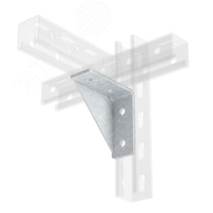 Уголок двойной усиленный левый, INOX 304 (IBMC1022C) - DKC (ДКС)