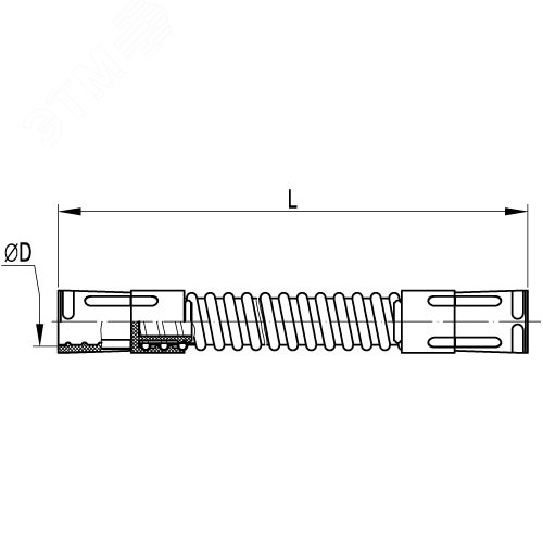 Муфта гибкая труба-труба 16 мм IP65 2